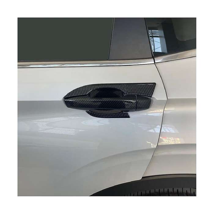 Car Carbon Fiber Abs Outer Door Bowl Trim Protective Cover Sticker for 2022-2023