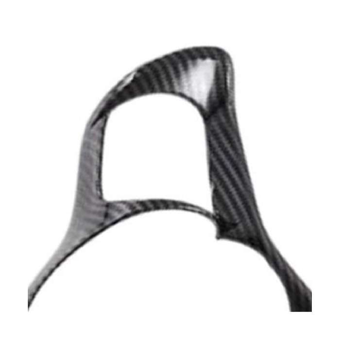 Car Carbon Fiber Abs Steering Wheel Decoration Cover Trim Frame Sticker for Yuan Plus Atto3 2022-20