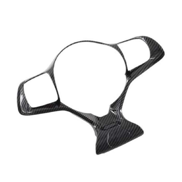 Car Carbon Fiber Abs Steering Wheel Decoration Cover Trim Frame Sticker for Yuan Plus Atto3 2022-20