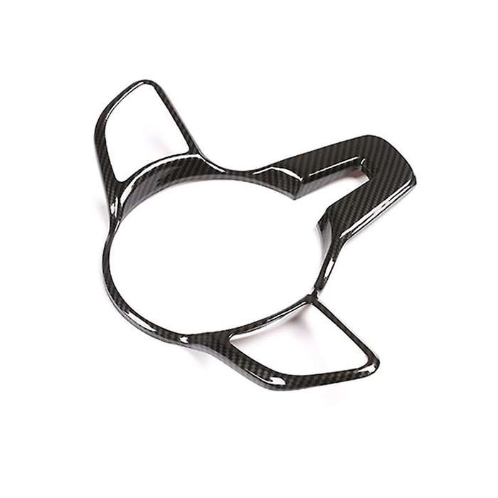 Car Carbon Fiber ABS Steering Wheel Decoration Frame Trim Cover for C E CLA GLC Class