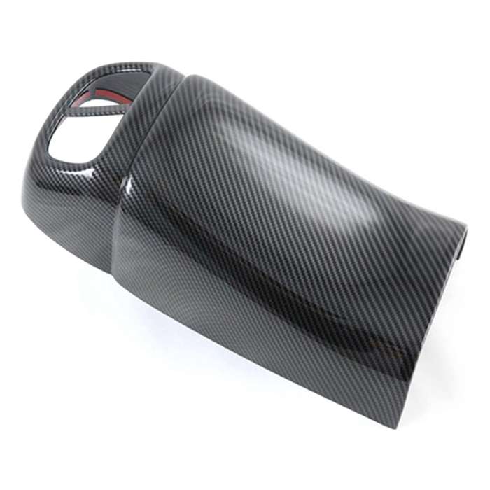 Car Carbon Fiber Armrest Box Rear Frame Trim Cover for CN7 2020 2021