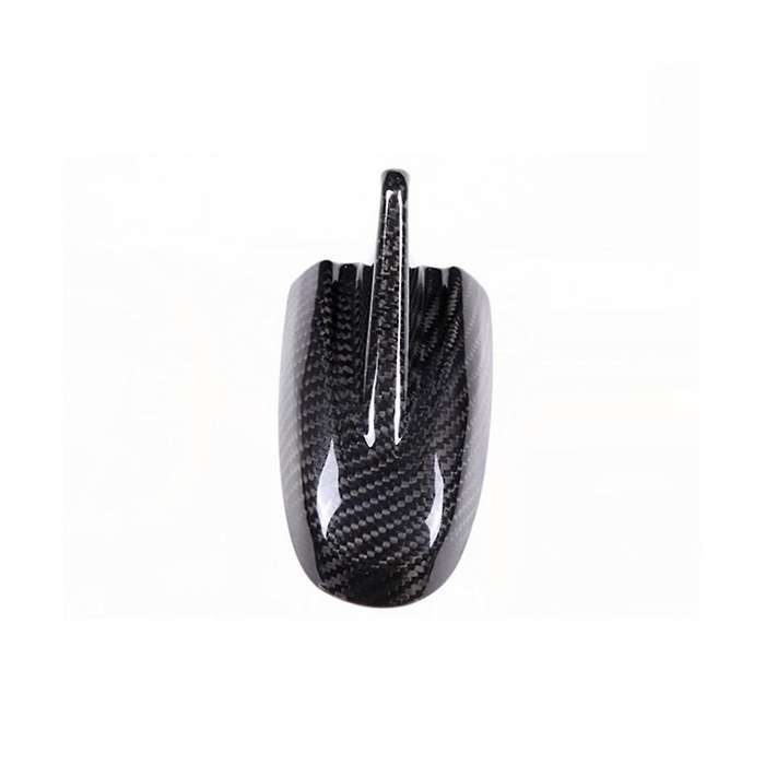 Car Carbon Fiber Antenna Decorative Frame Cover for for Quattroporte