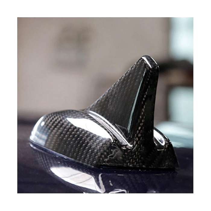 Car Carbon Fiber Antenna Decorative Frame Cover for for Quattroporte