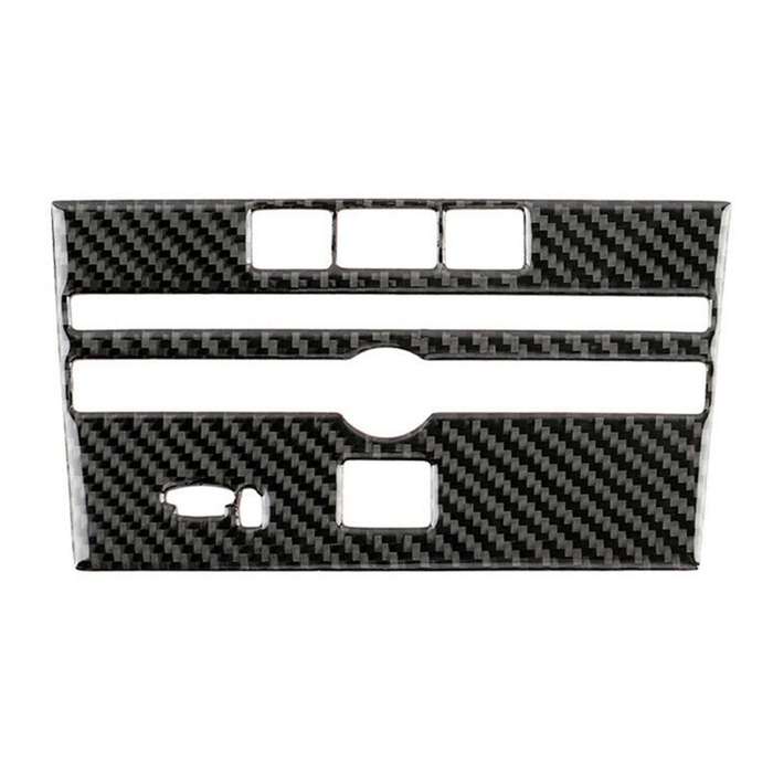 Car Carbon Fiber Central Control CD Panel Cover Trim Decoration Sticker for Q50 Q60 2014-2018