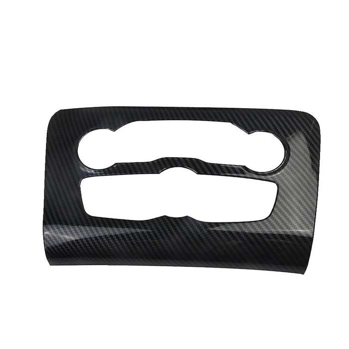 Car Carbon Fiber Central Control Air Conditioning A/C Panel Cover Trim for Charger 2015-2020 Accesso