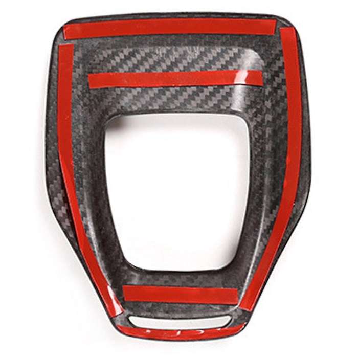 Car Carbon Fiber Central Gear Panel Control Panel Decal Interior Modification for Stelvio 2020-2022