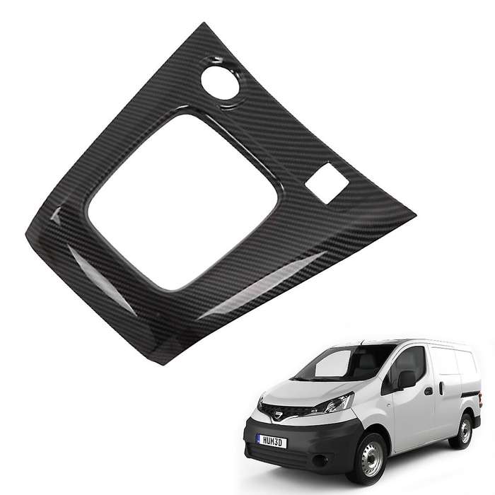 Car Carbon Fiber Central Gear Panel Control Panel Decal Interior Modification for NV200 Evalia 2010-