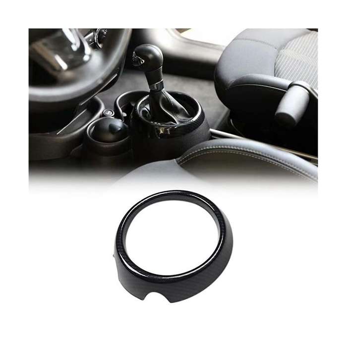 Car Carbon Fiber Central Gear Panel Control Panel Decal Car Interior Modification for 2011-2016 Min