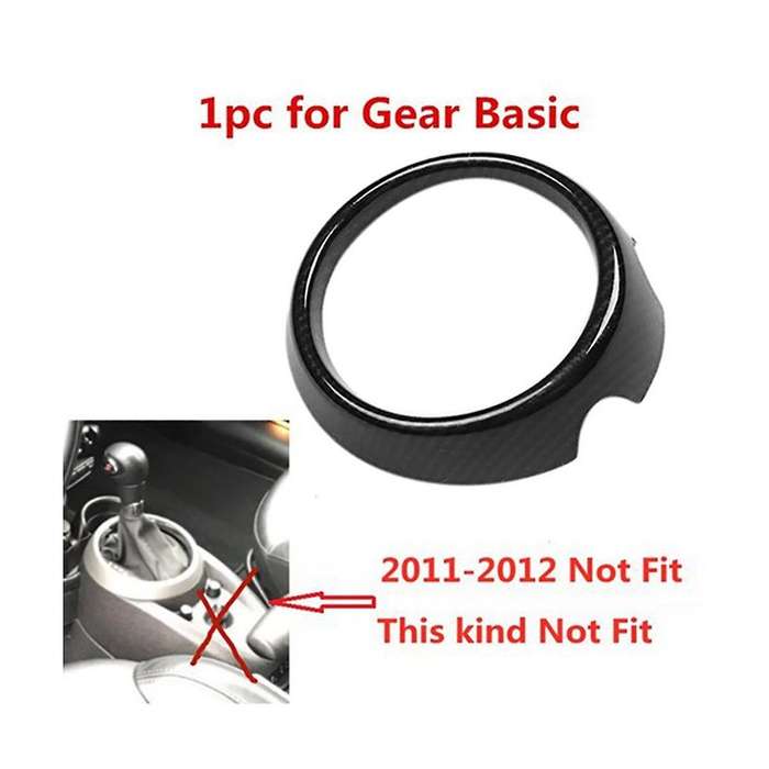 Car Carbon Fiber Central Gear Panel Control Panel Decal Car Interior Modification for 2011-2016 Min