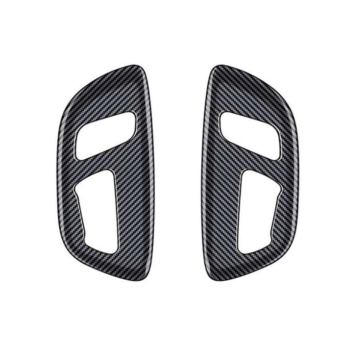 Car Carbon Fiber Electric Seat Button Panel Frame Interior Trim Accessories for Alphard/Vellfire 40