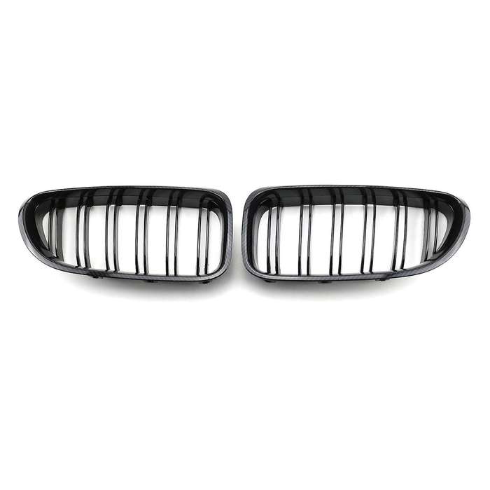 Car Carbon Fiber Front Kidney Grille Grill for M6 F06 F12 F13 650I 640I 2012-2017
