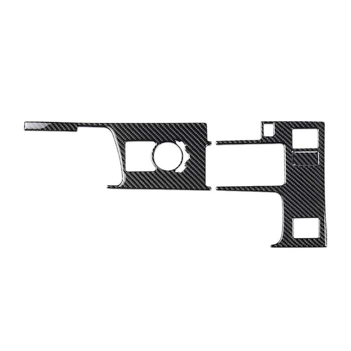 Car Carbon Fiber Gear Shift Panel Cover Trim Frame LHD Gear Panel for IS250 IS200 350 2014-2018
