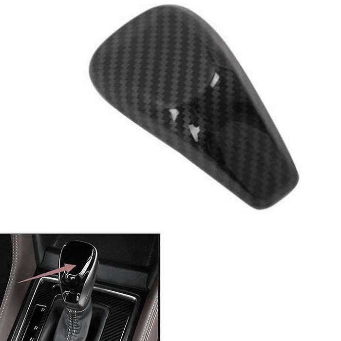 Car Carbon Fiber Gear Shift Knob Head Cover Sticker Trim Fit for SK 2019-2021 Car Shift Knob Cover T