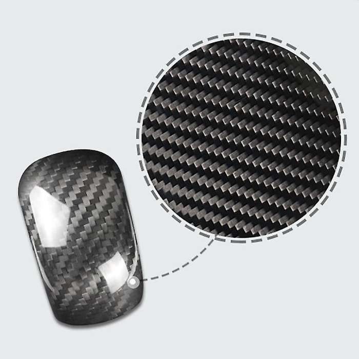 Car Carbon Fiber Gear Shift Knob Head Cover Sticker Interior Decorations for Forester 2013-2018