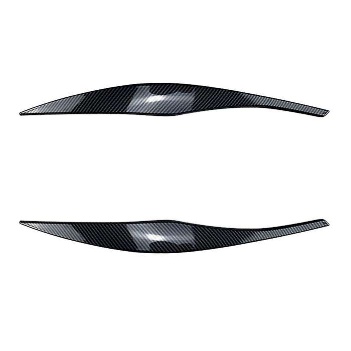Car Carbon Fiber Headlights Eyebrows Eyelids Cover for Bmw 3 Series