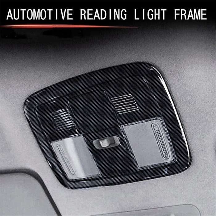 Car Carbon Fiber Indoor Reading Light Cover Roof Lamp Panel Frame for Raize A200A A210A 2020 -2021