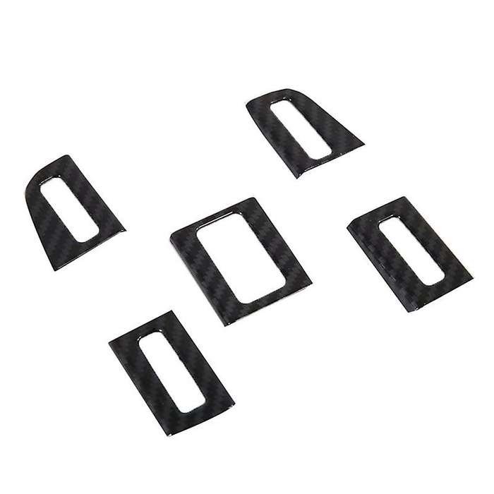Car Carbon Fiber Interior Dashboard Air Vent Outlet Cover Trim for Range Evoque L551 2019 2020