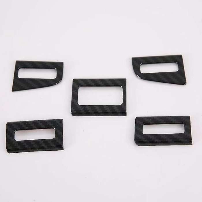 Car Carbon Fiber Interior Dashboard Air Vent Outlet Cover Trim for Range Evoque L551 2019 2020