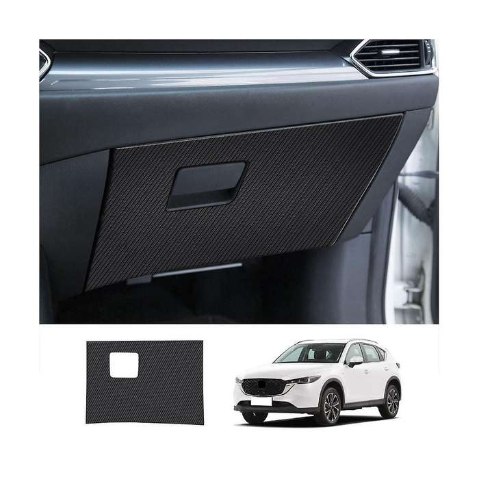 Car Carbon Fiber Leather Storage Glove Box Protector Pad Anti- Pad Anti-dirty Pad Mat Cover for -5