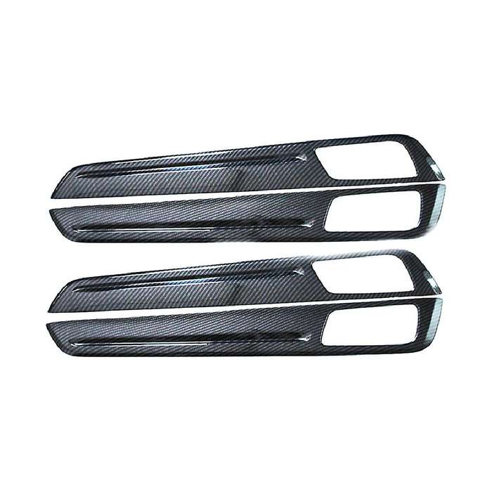 Car Carbon Fiber Interior Door Panel Decorative Strips, Interior Frame Stickers for 18-19