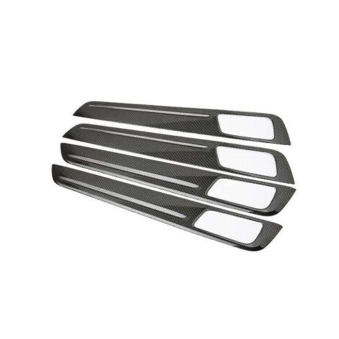 Car Carbon Fiber Interior Door Panel Decorative Strips, Interior Frame Stickers for 18-19
