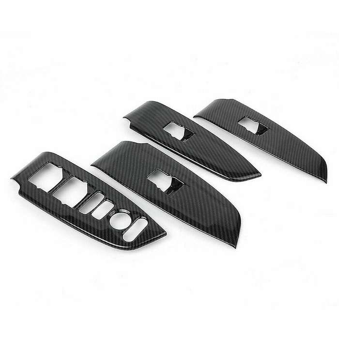 Car Carbon Fiber Interior Window Switch Panel Cover Trim for Accord 2018-2020