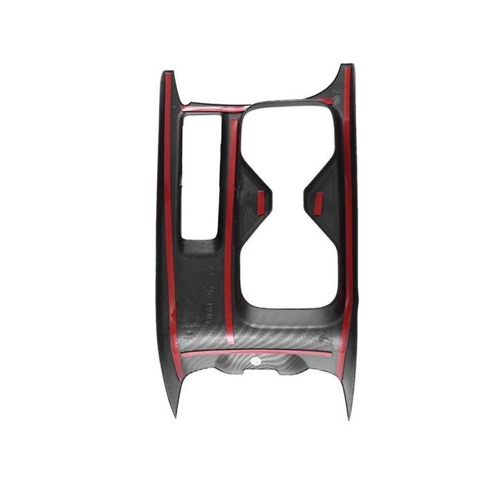 Car Carbon Fiber Pattern Center Console Water Cup Holder Cover Trim Stickers for -v Xrv Xr-v 2022+