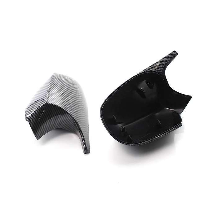 Car Carbon Fiber Pattern Rearview Mirror Cover Side Mirror Case Trim for 3 Series E90 E91 E92 2008-