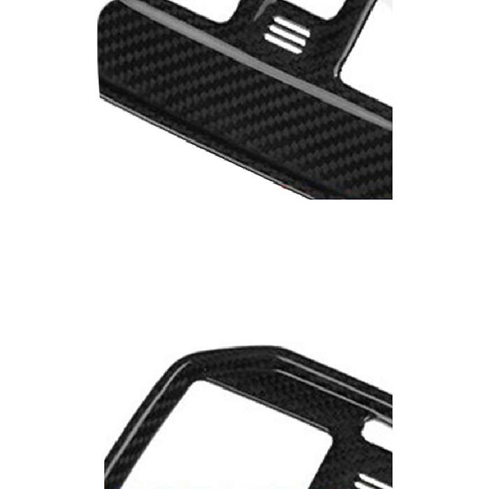 Car Carbon Fiber Rear Air Outlet Vent Cover Decor Frame for 2015-2020