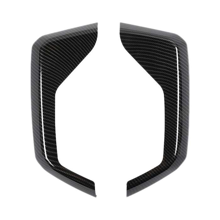 Car Carbon Fiber Rear Bumper Guard Decoration Cover Trim Stickers for Jimny 2019 2020 2021 Exterior