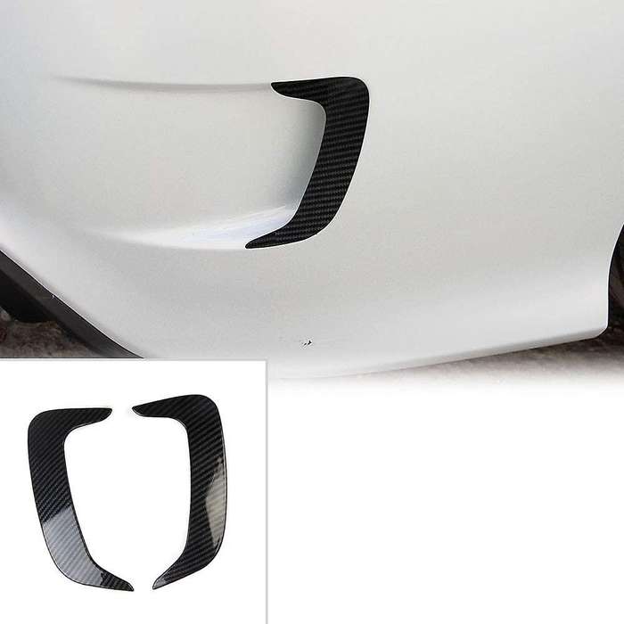 Car Carbon Fiber Rear Bumper Side Fin Air Vent Outlet Flap Trim for Charger 2015-2020 Accessories