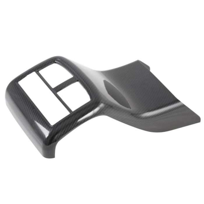 Car Carbon Fiber Rear Air Condition Vent Outlet Frame Cover Trim for -8 8 CX8 2017 2018