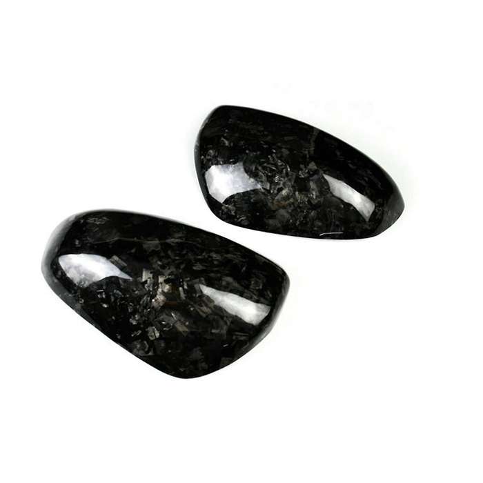 Car Carbon Fiber Rearview Mirror Cover for 370Z Z34 2009-2019 Forging Pattern Side Mirror Cover Fram