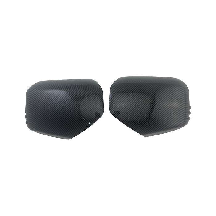 Car Carbon Fiber Rearview Side Glass Mirror Cover Trim Side Mirror Caps for L200 Triton 2006-2014