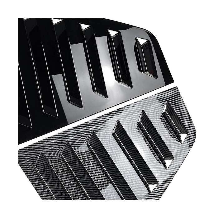Car Carbon Fiber Rear Windows Triangle Louver Cover Stickers for Golf 6 Mk6 2008-2012 Cover