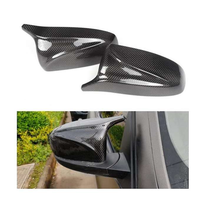 Car Carbon Fiber Rearview Side Mirror Cover for X5 E70 X6 E71 2008-2013 Side Door Rearview Cover Ca