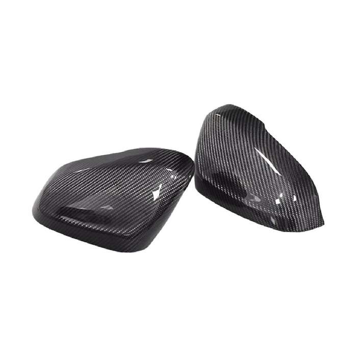 Car Carbon Fiber Side Rear View Mirror Cover Trim for S60 S60l S80l V40 2014-2019