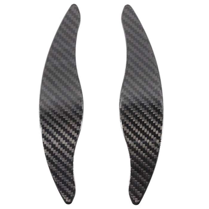 Car Carbon Fiber Steering Wheel Shift Blade Paddle Shifter Extension for Paddle Shift Trim