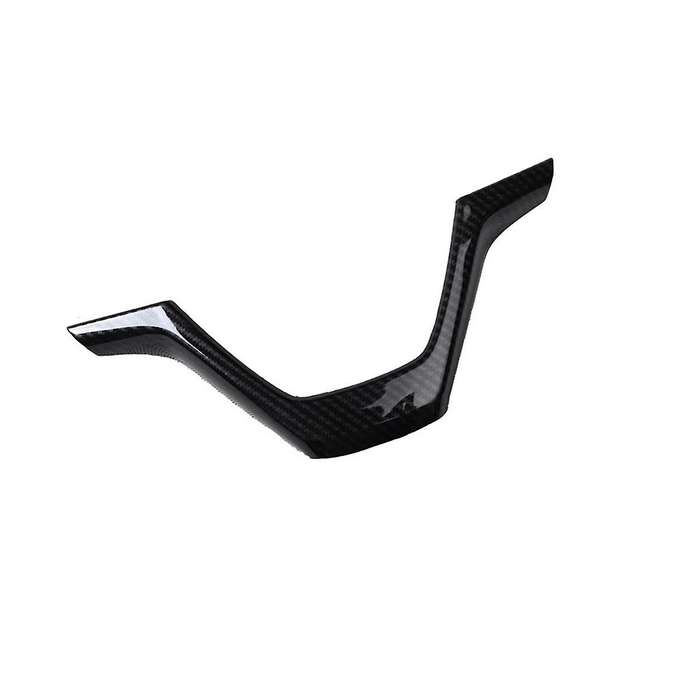 Car Carbon Fiber Steering Wheel Panel Cover Trim Decoration Frame Sticker for X5 X6 F15 F16 2014-20