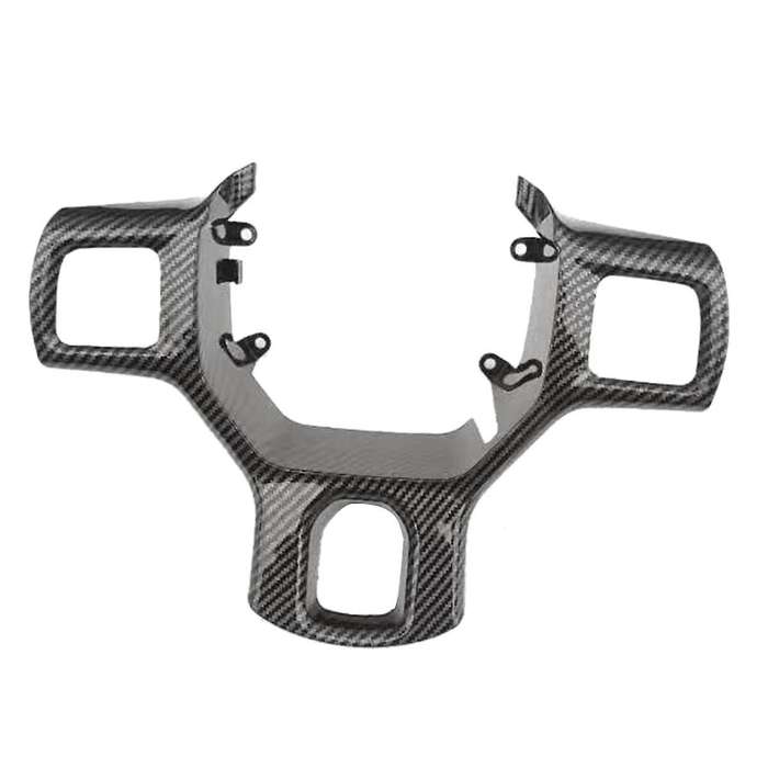 Car Carbon Fiber Steering Wheel Panel Cover Trim for Ram 1500-5500 2013-2019 5nn22gfaaa Car Accessor