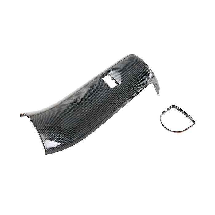 Car Carbon Fiber Style Armrest Box Rear Frame Trim Cover Sticker for Dolphin Atto1 Ea1 2022 2023