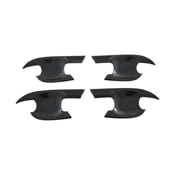 Car Carbon Fiber Style Exterior Door Bowl Cover Decoration Accessories for Land Cruiser Lc300 2022