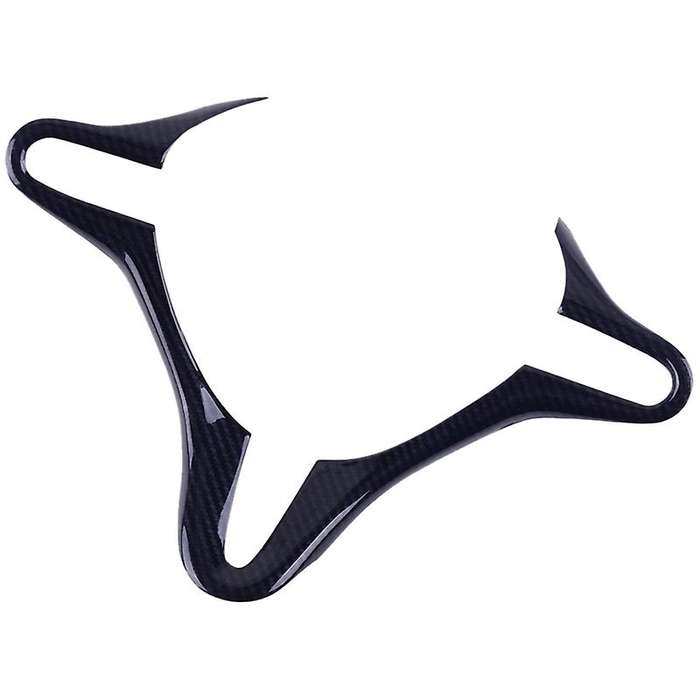 Car Carbon Fiber Style Inner Steering Wheel Cover Trim Frame Fit for FIT 2008 2009 2010 2011 2012 20