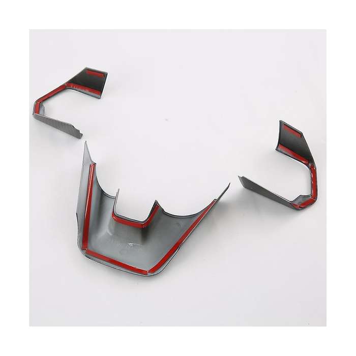 Car Carbon Fiber Style Steering Wheel Switch Button Frame Cover Trim for Land Cruiser LC300 2022 20