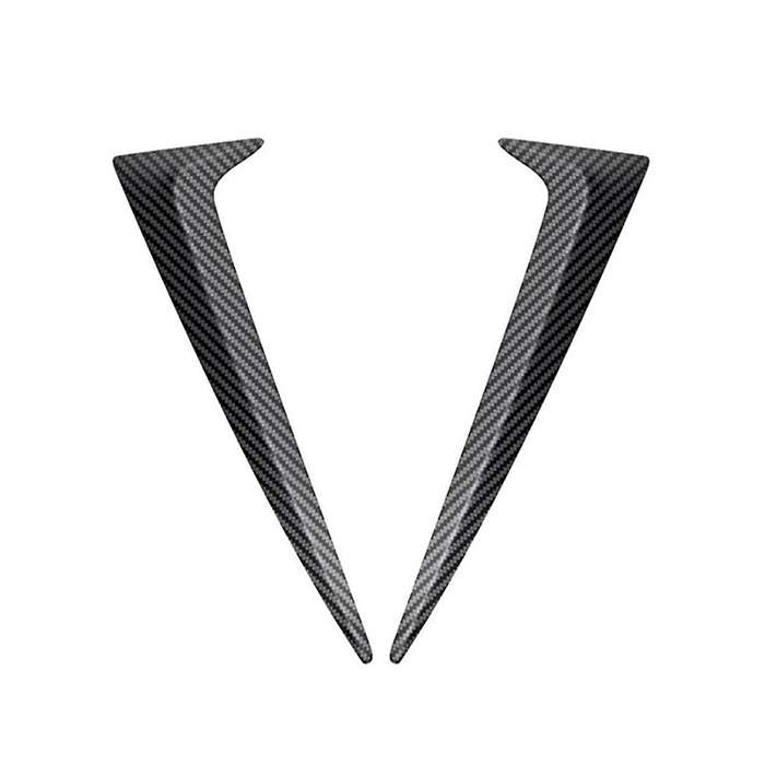 Car Carbon Fiber Vertical Rear Window Side Spoiler Wing for Sienna 2020-2022 Rear Window Mirror Tai