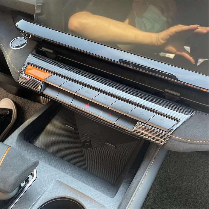 Car Center Air Outlet Vent Switch Cover Trim for -V 2023 2024 Interior Accessories