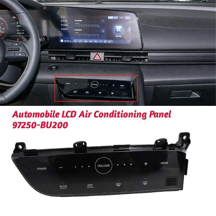 Car Center Ac Heater Controller Lcd Air Conditioning Panel 97250-bu200 for 2021-2024 97250bu200uay