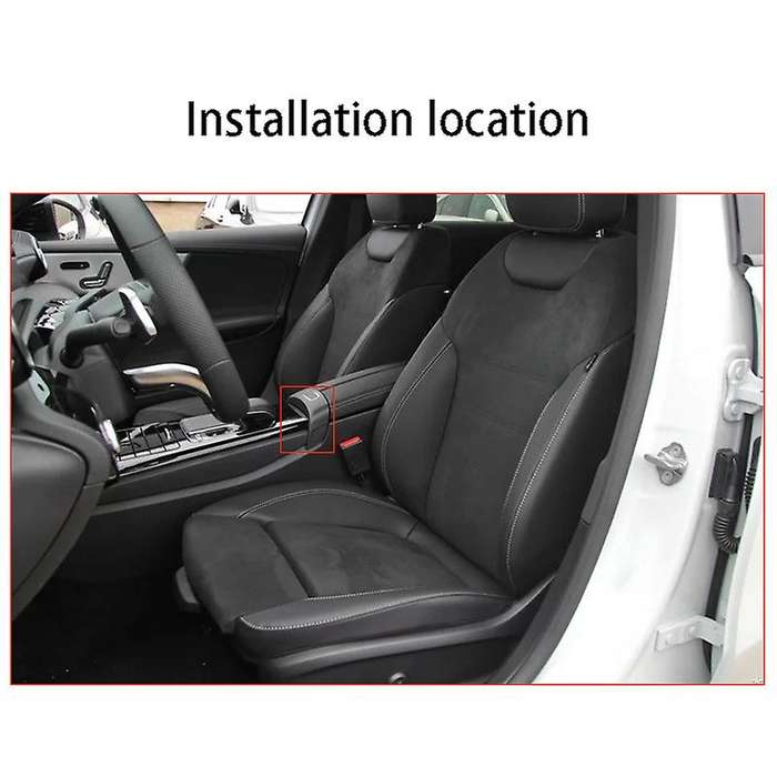 Car Center Armrest Box Switch Button Frame Sticker Trim Cover for A Class W177 2019-2020