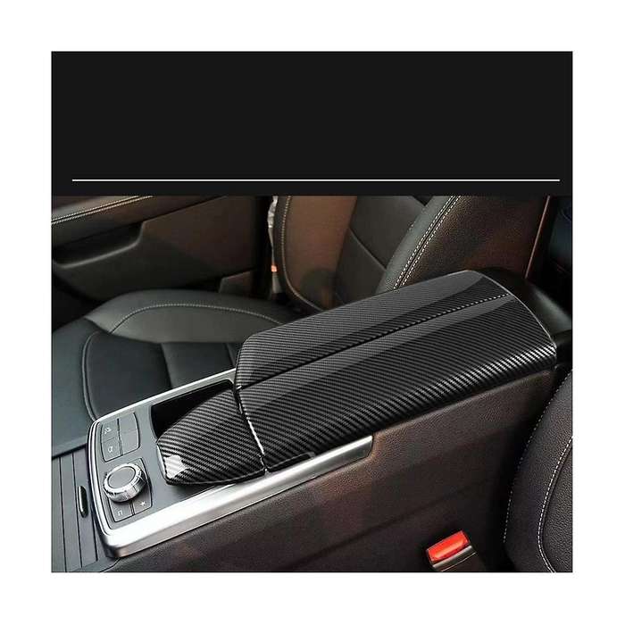 Car Center Armrest Box Panel Trim Protect Cover Sticker for Ml Abs Interior Accessories