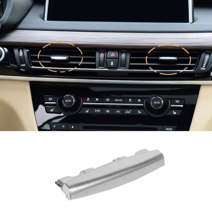 Car Center Console Air Conditioning Vent Outlet Clip Tab Trim Front Row AC Vent Clip for X5 X6 F15 F